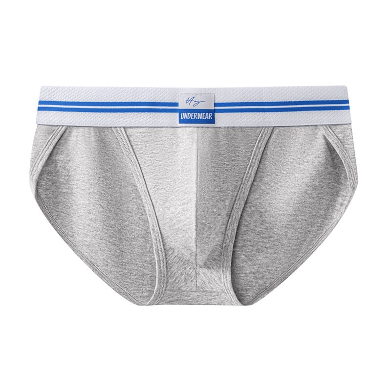 Σέξι ανδρικό στενό πλαϊνό ψηλό πιρούνι μονής στρώσης καβάλο, αναπνεύσιμο, απορροφητικό ιδρώτα, νεανικό εσώρουχο μεγάλων μεγεθών από καθαρό βαμβάκι με μεγάλες τσέπες