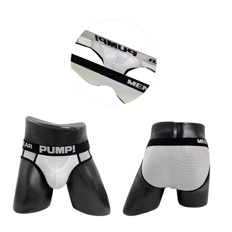 Lenjerie intimă bărbătească PUMP transfrontalieră plus size sexy cu separare de glonț, chiloți pentru tineri, lenjerie intimă cu geantă mare strâmtă