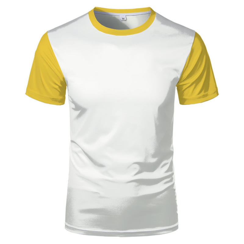 2023 vanjska trgovina prekogranična veleprodaja 3D tisak u boji poliester termalni transfer okrugli izrez majica europskih i američkih plus size trend kratkih rukava