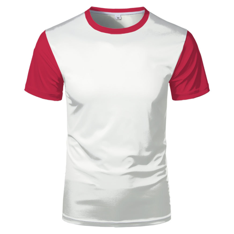 2023 vanjska trgovina prekogranična veleprodaja 3D tisak u boji poliester termalni transfer okrugli izrez majica europskih i američkih plus size trend kratkih rukava