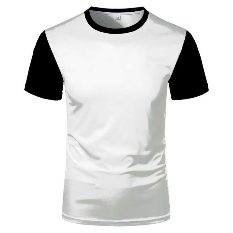 2023 vanjska trgovina prekogranična veleprodaja 3D tisak u boji poliester termalni transfer okrugli izrez majica europskih i američkih plus size trend kratkih rukava