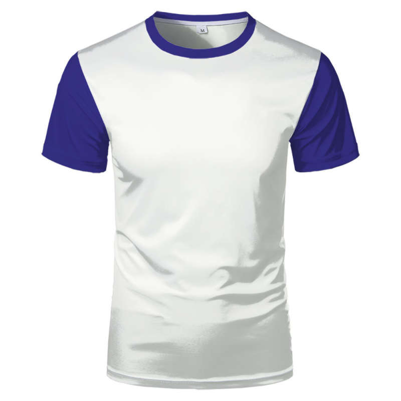 2023 vanjska trgovina prekogranična veleprodaja 3D tisak u boji poliester termalni transfer okrugli izrez majica europskih i američkih plus size trend kratkih rukava