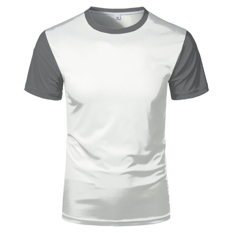 2023 vanjska trgovina prekogranična veleprodaja 3D tisak u boji poliester termalni transfer okrugli izrez majica europskih i američkih plus size trend kratkih rukava