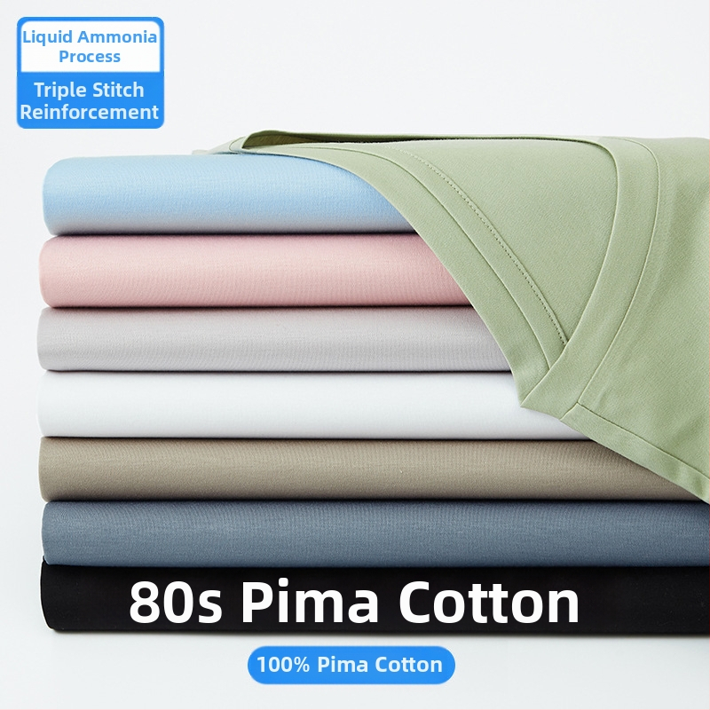 Καλοκαιρινό, ελαφρύ βιβλίο, υψηλής ποιότητας, κοντομάνικο ανδρικό μπλουζάκι από βαμβάκι αλόγου, λευκό, στρογγυλό ντεκολτέ, στενό, βαμβακερό, πουκάμισο για όλες τις χρήσεις, για νέους