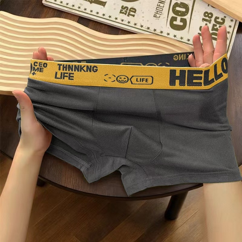 Source Factory HELLO meeste aluspesu, nahasõbralikud, hingavad ja moodsad bokserid, Tere, pluss-suurus, keskmise vöökohaga