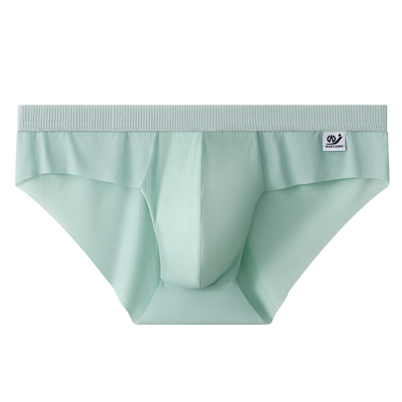 Neto će biti ljetne ledeno svilene hladne svilene gaćice muško donje rublje niskog struka lagane prozračne visoko elastične U konveksne iznutra