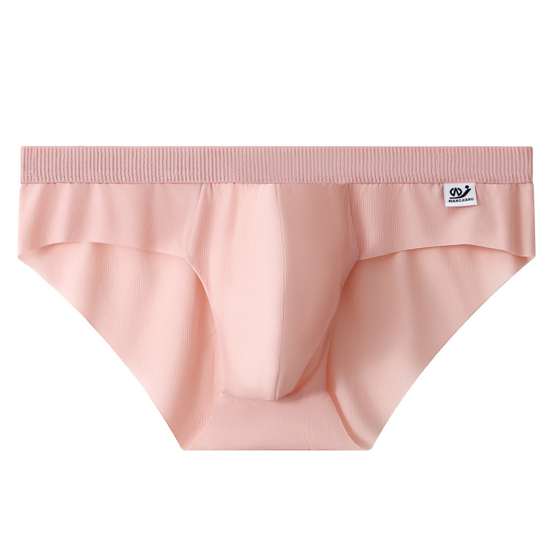 Neto će biti ljetne ledeno svilene hladne svilene gaćice muško donje rublje niskog struka lagane prozračne visoko elastične U konveksne iznutra