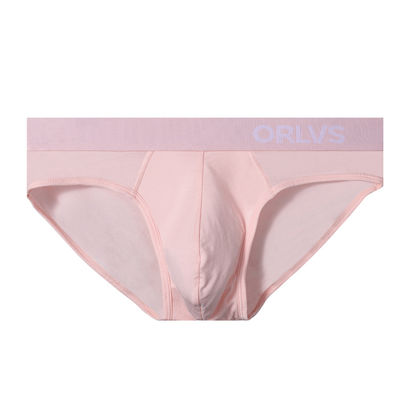 ORLVS modernas vīriešu biksītes ar seksīgu, zemu jostasvietu, elpojošu modālu auduma maisiņu, lielas vīriešu biksītes OR6205