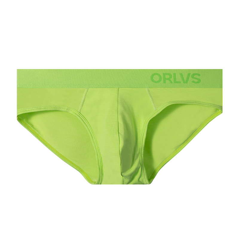 ORLVS modernas vīriešu biksītes ar seksīgu, zemu jostasvietu, elpojošu modālu auduma maisiņu, lielas vīriešu biksītes OR6205