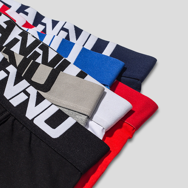 Adannu Shopee Supply Lenjerie intimă pentru bărbați, bumbac, absorbant de transpirație, respirabil, sexy, boxeri pentru bărbați, Ad125