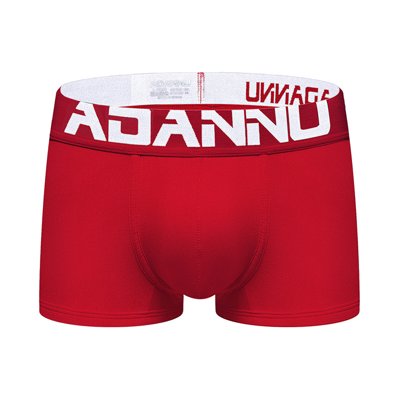 Adannu Shopee Supply Lenjerie intimă pentru bărbați, bumbac, absorbant de transpirație, respirabil, sexy, boxeri pentru bărbați, Ad125