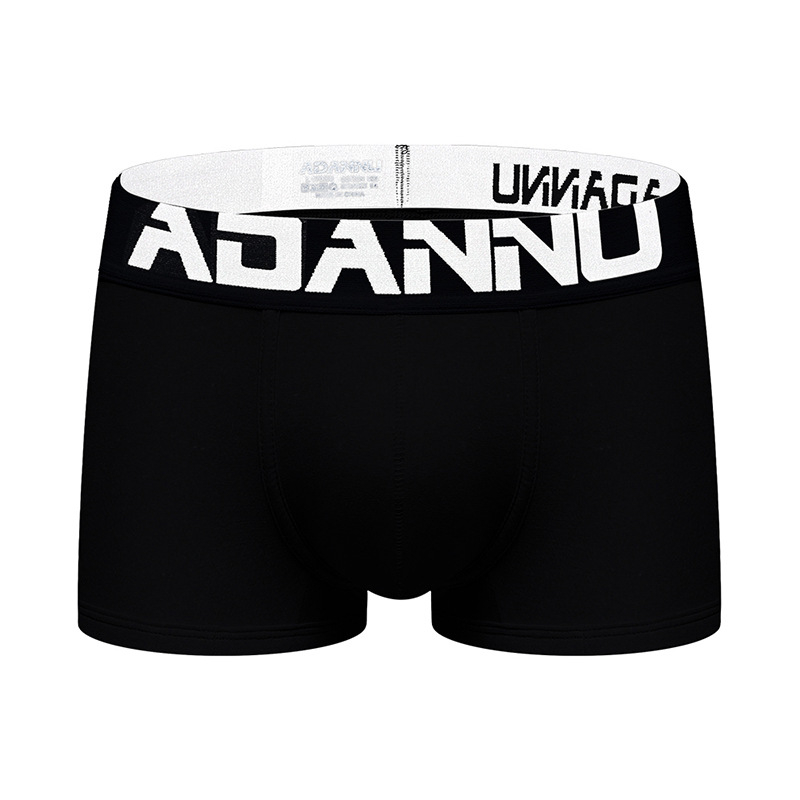 Adannu Shopee Supply Lenjerie intimă pentru bărbați, bumbac, absorbant de transpirație, respirabil, sexy, boxeri pentru bărbați, Ad125