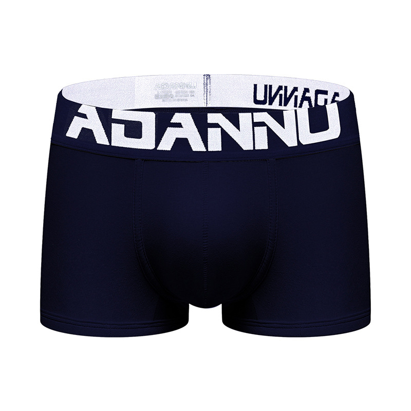 Adannu Shopee Supply Lenjerie intimă pentru bărbați, bumbac, absorbant de transpirație, respirabil, sexy, boxeri pentru bărbați, Ad125