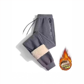Winter Plus Fertilizer Extra Large Zimske hlače s flis podstavom Muške debele tople hlače Ležerne hlače Muške zimske baršunaste hlače