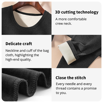 Meeste fliisvoodriga paksendatud termopesu komplekt, pluss-suuruses talve- ja sügisriiete komplekt, USA versioon.