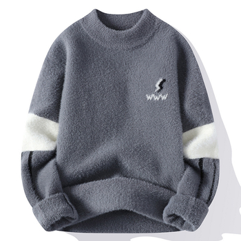 Zima 13 Debeli pulover za tinejdžere 12-godišnji dječaci Učenici osnovne škole 14 Moderni pleteni proizvodi 15 Pulover za velike dječake