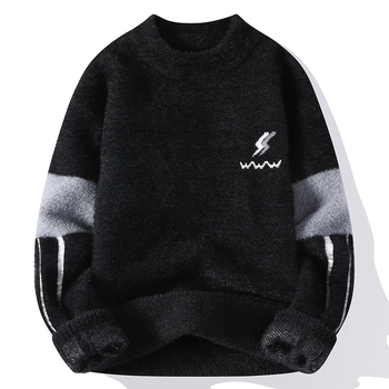 Zima 13 Debeli pulover za tinejdžere 12-godišnji dječaci Učenici osnovne škole 14 Moderni pleteni proizvodi 15 Pulover za velike dječake