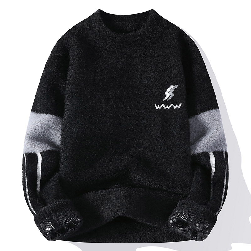 Zima 13 Debeli pulover za tinejdžere 12-godišnji dječaci Učenici osnovne škole 14 Moderni pleteni proizvodi 15 Pulover za velike dječake