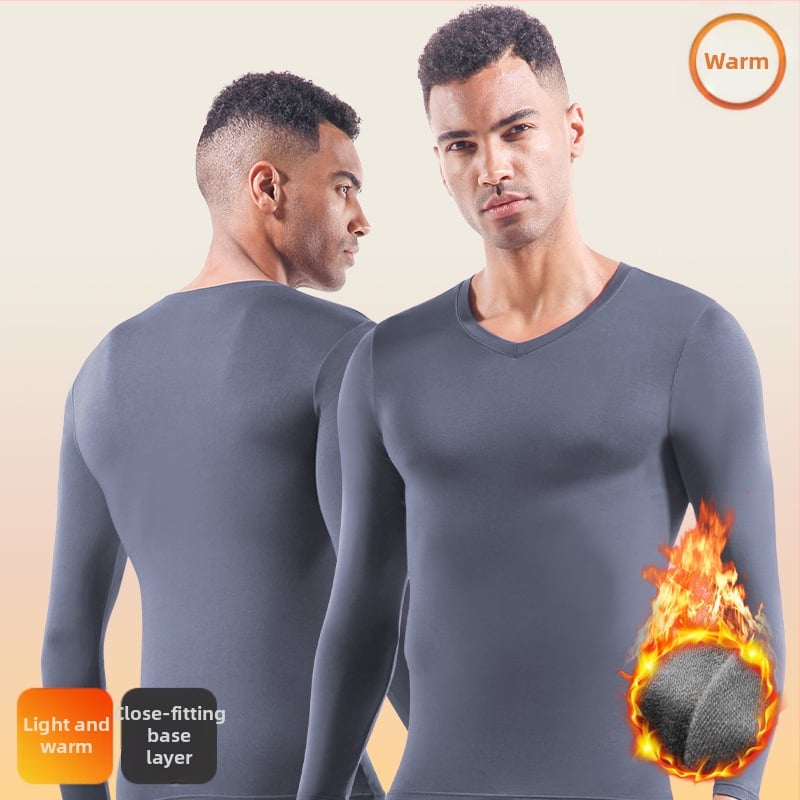 Meeste termopesu, pikkade varrukatega, tihe V-kaelusega, sügis- ja talveõhuke alussärk, sügisriided, noortele ja keskealistele, talvine aluspesu