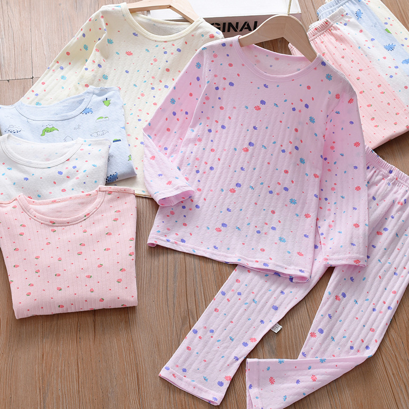 Laste pidžaamad sügisriided 2025 uued poistele ja tüdrukutele pikkade varrukatega koduriided ülikonnad sügisriided väikestele tüdrukutele kevad ja sügis