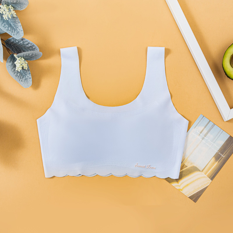 Arendav tüdrukute aluspesu õpilasrinnahoidja, sobib 8-16-aastastele, ketikvaliteediga modaalkangast pehmendav kangas