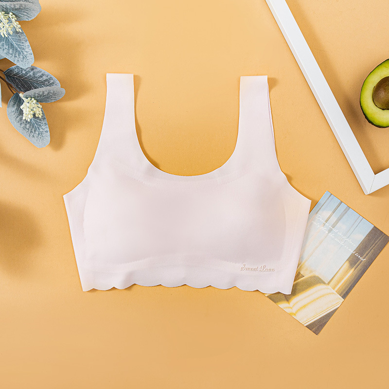 Arendav tüdrukute aluspesu õpilasrinnahoidja, sobib 8-16-aastastele, ketikvaliteediga modaalkangast pehmendav kangas