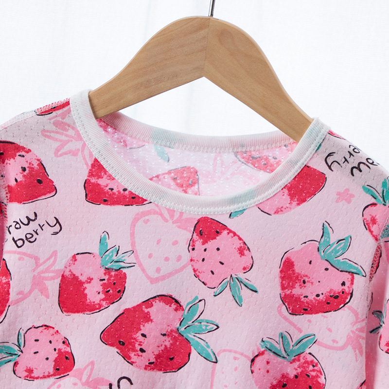 Pantaloni scurți cu mânecă scurtă pentru copii transfrontalieri, costum de vară din bumbac pur, bărbați și femei, casual, respirabil, din bumbac, pijamale, haine de casă