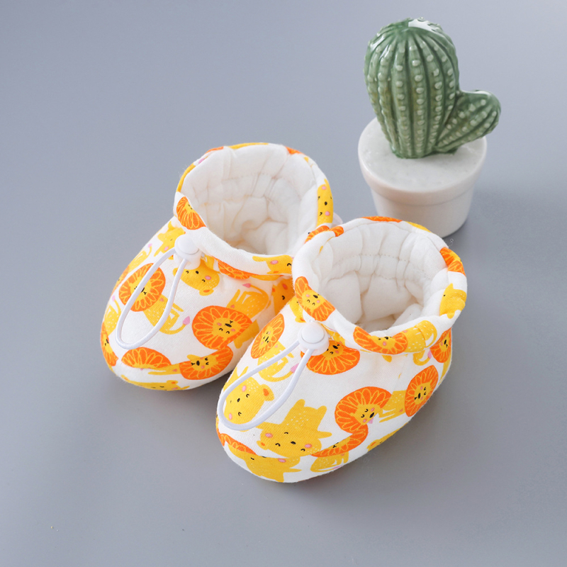 Naujagimio medvilniniai batukai, medvilninės kojinės, žieminiai kūdikių batukai, šilti, vilnos pamušalu, sustorintu minkštu padu berniukams ir mergaitėms