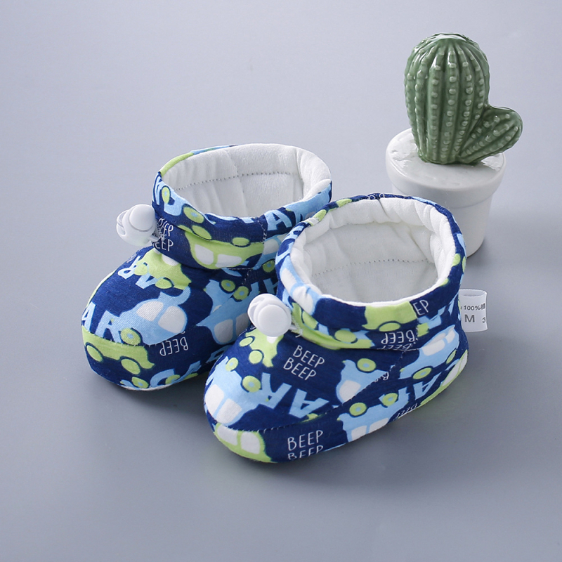 Naujagimio medvilniniai batukai, medvilninės kojinės, žieminiai kūdikių batukai, šilti, vilnos pamušalu, sustorintu minkštu padu berniukams ir mergaitėms