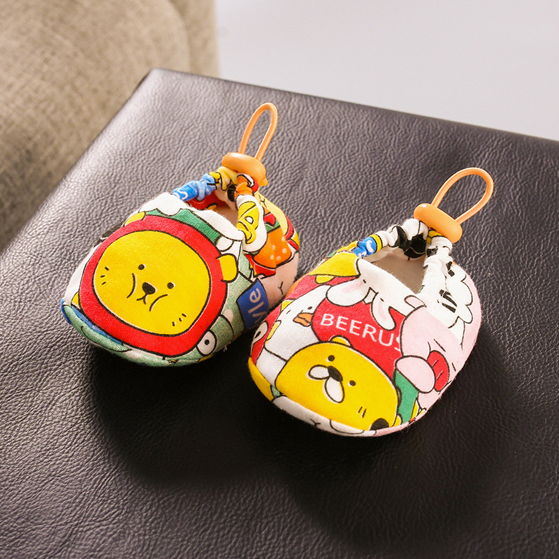 Naujagimio medvilniniai batukai, medvilninės kojinės, žieminiai kūdikių batukai, šilti, vilnos pamušalu, sustorintu minkštu padu berniukams ir mergaitėms