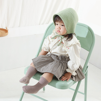 Hoolikalt valitud viis paari kevadsokke lastele poistele ja tüdrukutele, topeltnõeltega poolsokid beebitüdrukutele, imikutele, vastsündinu puuvillased sokid