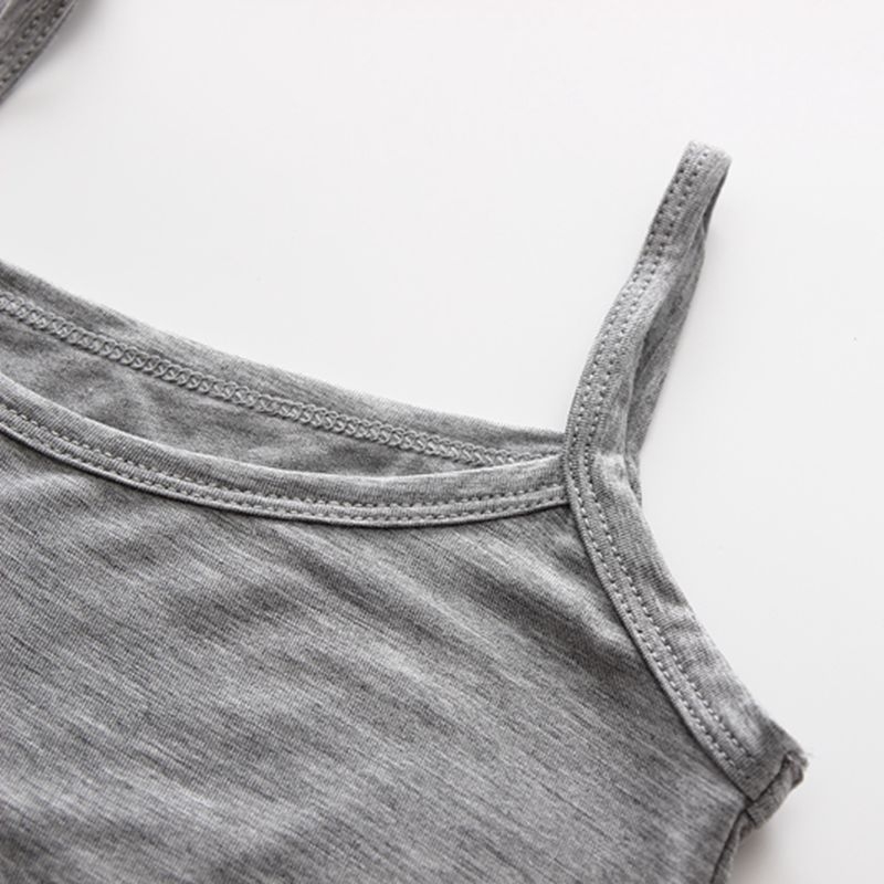 Modalni prsluk, dječji sling za djevojčice, ljetni djevojački, bijeli dječji univerzalni donji dio za djevojčice, ljetna dječja odjeća