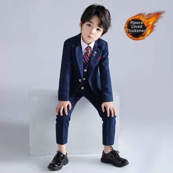 Jesenski i zimski set haljina za dječake 2022., lijepi karirani dječji set malih dimenzija, stilska haljina za bebe za jednu godinu