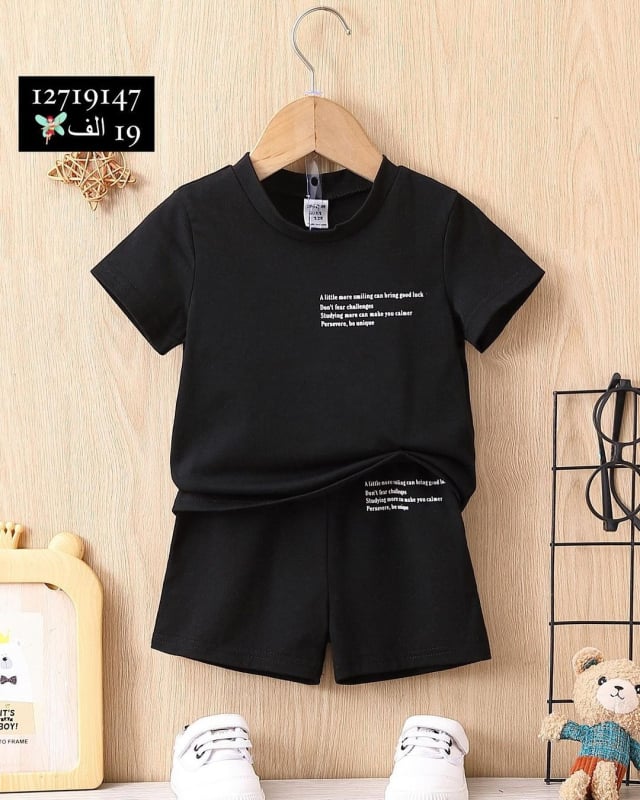 Tricou cu mânecă scurtă și imprimeu cu desene animate pentru băieți și fete, vară 2024, vestă și pantaloni scurți, costum transfrontalier Amazon AliExpress