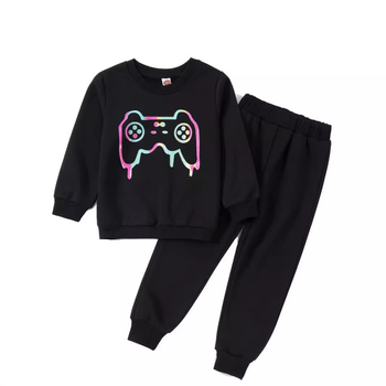 Άνοιξη και Φθινόπωρο Νέα Μακρυμάνικα Παντελόνια Παιδικά Μόδας Κινούμενα Σχέδια Εκτυπωμένα Αγόρια και Κορίτσια Βρεφικά Casual Αθλητικά Φούτερ