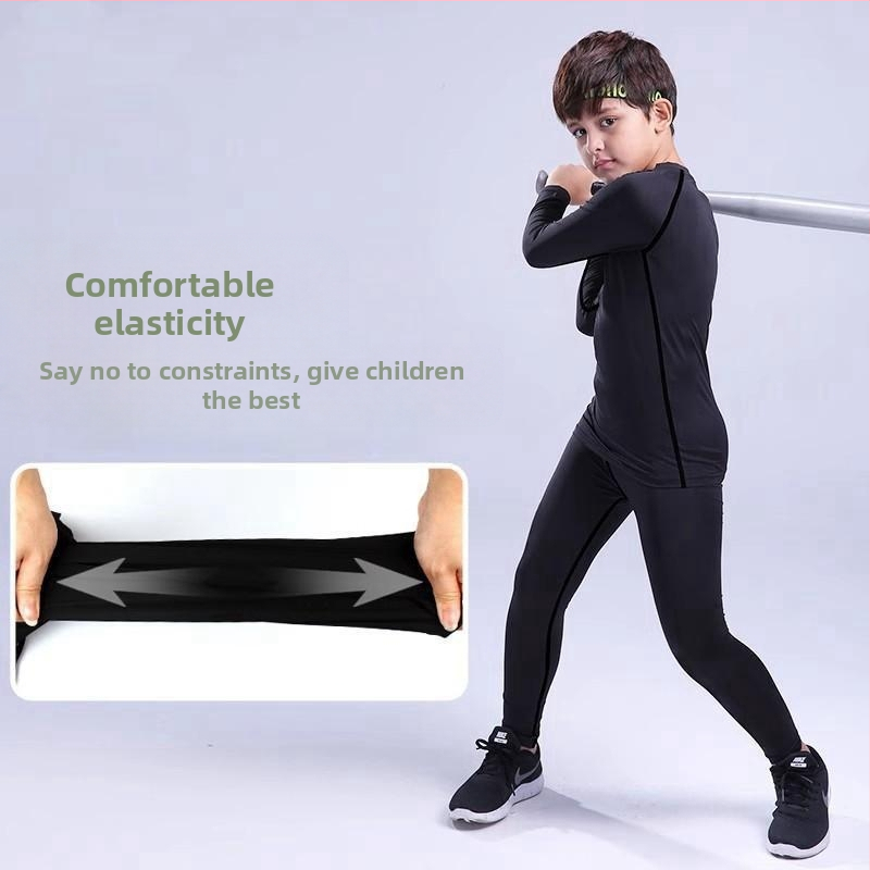 Детски клинове за тренировки, есенни и зимни спортни костюми, долнища, баскетболни, футболни, бързосъхнещи дрехи за момчета и момчета, фитнес