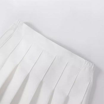 Mergaičių klostuotas sijonas 2025 m. vasaros vaikiškas „Preppy“ stiliaus uniforminis sijonas, mergaičių sportinis teniso sijonas