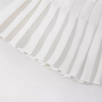 Mergaičių klostuotas sijonas 2025 m. vasaros vaikiškas „Preppy“ stiliaus uniforminis sijonas, mergaičių sportinis teniso sijonas