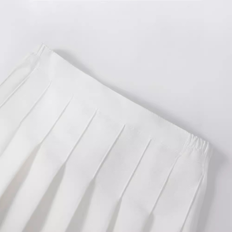 Mergaičių klostuotas sijonas 2025 m. vasaros vaikiškas „Preppy“ stiliaus uniforminis sijonas, mergaičių sportinis teniso sijonas