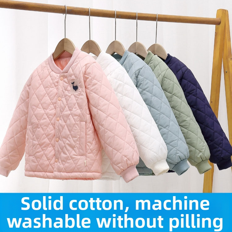 Školska uniforma Osnovna dječja perjana pamučna jakna s podstavom Pamučni kaput Bejzbol jakna Dječaci Djevojčice Starija djeca Pamučna podstava