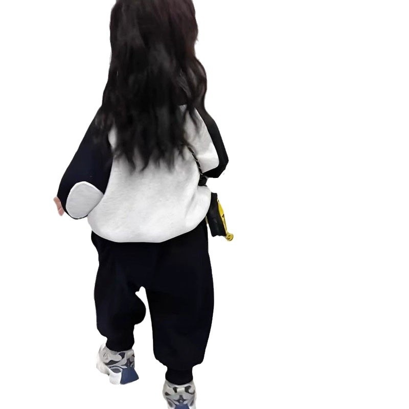 Tüdrukute kevad- ja sügis 2024 uued dressipüksid, poiste dressipüksid, kaheosalised laste õmblusjakid, Korea vabaajarõivad