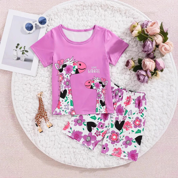 Νέο μπλουζάκι-σορτς με κοντό μανίκι και στρογγυλή λαιμόκοψη, άνοιξη-καλοκαίρι 2024, RA01 RD01