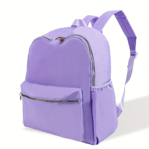 Piiriülene uus nailonist koolikott kommivärvi lihtne ühevärviline seljakott suure mahutavusega õpilase seljakott õue reisikott