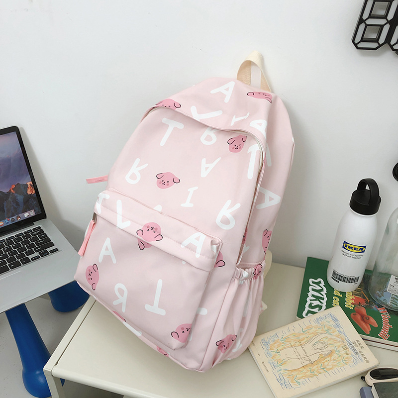 Jaapani armas graffiti kott tüdrukute koolikott Korea keskkooliõpilase naissoost keskkooliõpilase seljakott suure mahutavusega seljakott