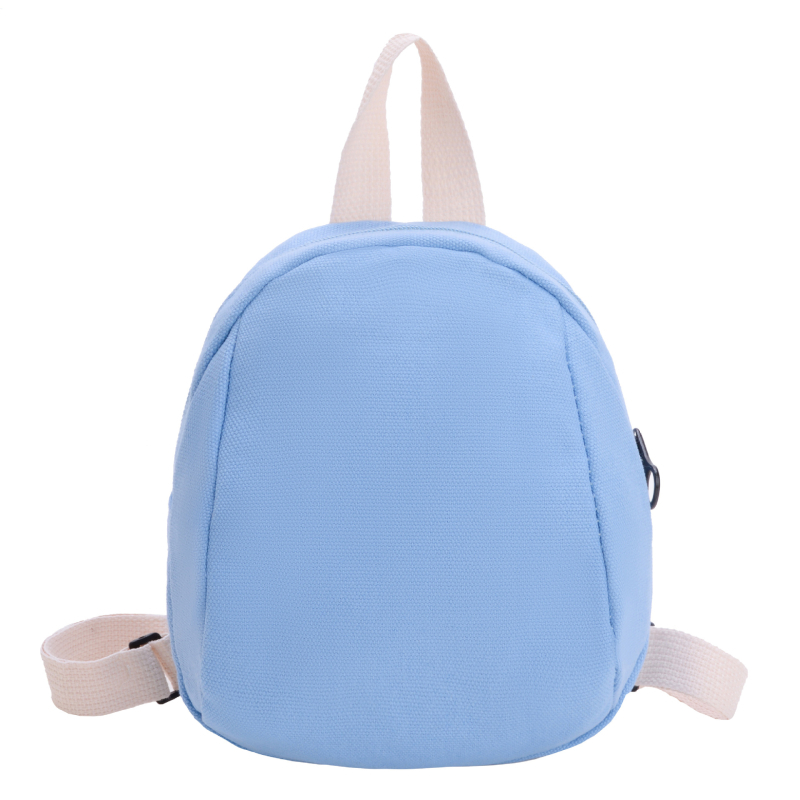 Piiriülene lastekoti seljakott, ühevärviline lõuend, kerge kaalu vähendav väike kott, tüdrukute koolikott, vabaaja väike kott meestele ja naistele