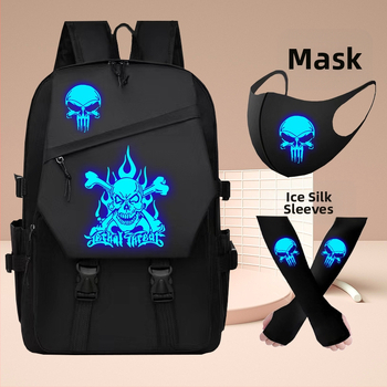 Ghost Dance`i põhikooliõpilaste helendav koolikott poistele ja tüdrukutele 3.-6. klassile, trendikas ja lahe suure mahutavusega õpilasseljakott