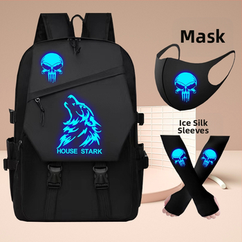 Ghost Dance`i põhikooliõpilaste helendav koolikott poistele ja tüdrukutele 3.-6. klassile, trendikas ja lahe suure mahutavusega õpilasseljakott