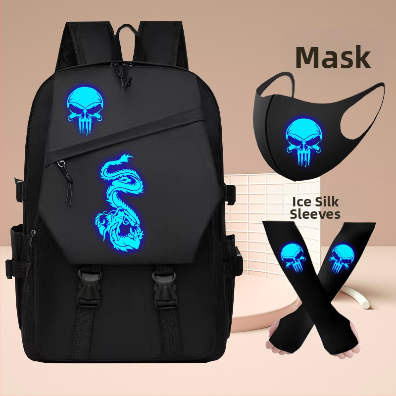 Ghost Dance`i põhikooliõpilaste helendav koolikott poistele ja tüdrukutele 3.-6. klassile, trendikas ja lahe suure mahutavusega õpilasseljakott