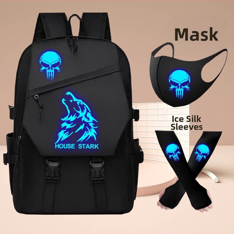 Ghost Dance`i põhikooliõpilaste helendav koolikott poistele ja tüdrukutele 3.-6. klassile, trendikas ja lahe suure mahutavusega õpilasseljakott