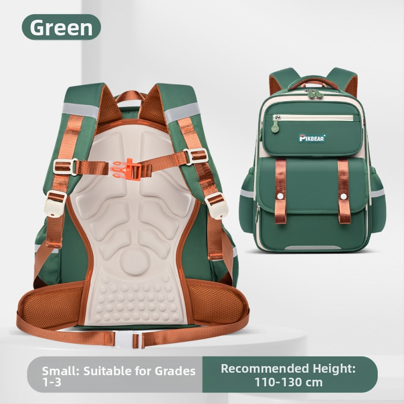 Nou ghiozdan școlar primar Yunduo Kidsren, ghiozdan școlar multi-compartiment pentru băieți și fete, clasa 3-6, reducerea poverii